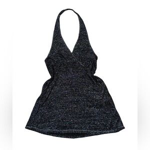 Y2K Sparkly Halter Neck Top